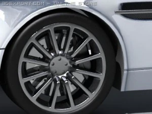 aston martin vanquish s 3D Model