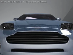 aston martin vanquish s 3D Model
