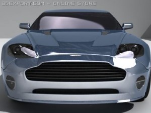 aston martin vanquish s 3D 模型