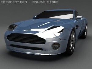 aston martin vanquish s 3D 模型