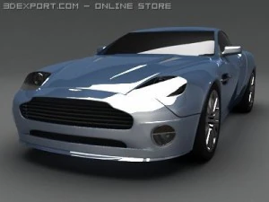aston martin vanquish s 3D Model