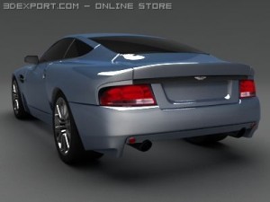 aston martin vanquish s 3D 模型