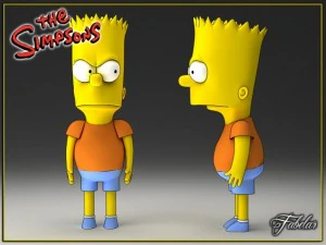 bart simpsons Modelo 3D