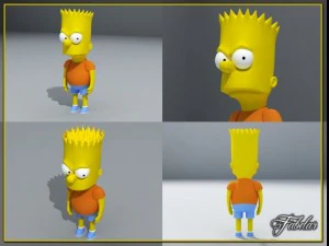 bart simpson 3D Model