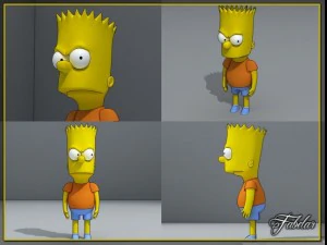 bart simpson 3D Model