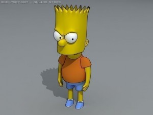 bart simpson 3D Модель