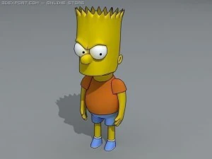 bart simpson 3D Model