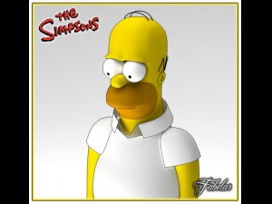 homer simpson 3D Model