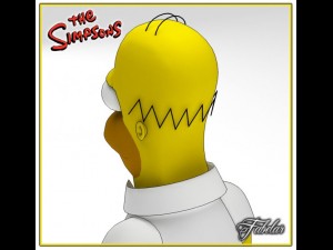 homer simpson 3D Model
