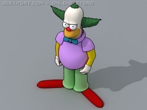 krusty the clown 3D Model