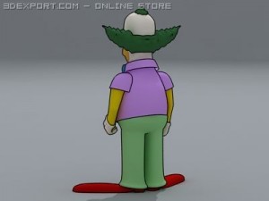 krusty the clown 3D Модель