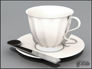 coffee service tray 3D Model