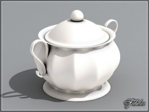 coffee service tray 3D Model