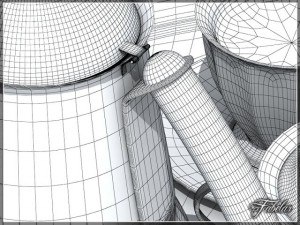coffee service tray 3D Model