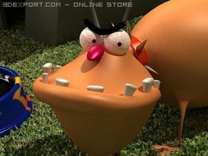 brad pittbull Model 3D