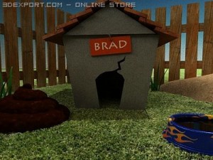 brad pittbull Model 3D