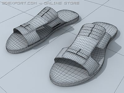 081-3d Models-Clothes-Sandal - 3dshopfree