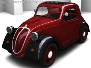 Fiat Topolino 1946 Modello 3D