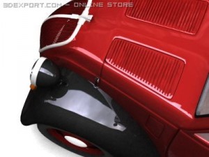 fiat topolino 1946 Modello 3D