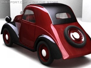 fiat topolino 1946 Modello 3D