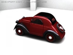 fiat topolino 1946 Modello 3D