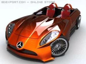 mercedes f400 3D Model