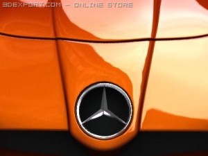 mercedes f400 3D मॉडल
