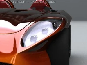mercedes f400 3D Model