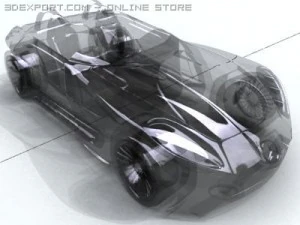 mercedes f400 3D Model