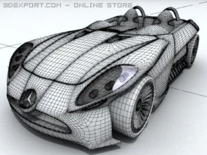 mercedes f400 3D Model