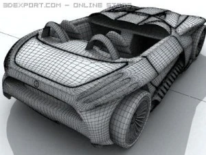 mercedes f400 3D Model