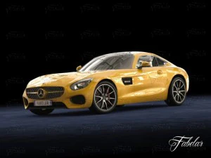 mercedes amg gt vray 3D Model
