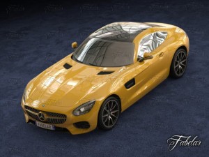 mercedes amg gt vray 3D Model