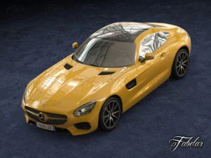 mercedes amg gt vray 3D Model