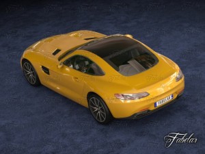 mercedes amg gt vray 3D Model