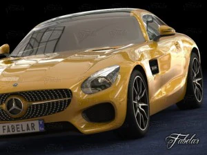 mercedes amg gt vray 3D Model