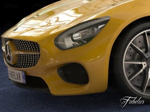 mercedes amg gt vray 3D Model