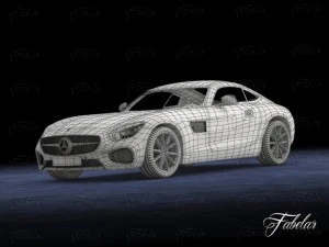 mercedes amg gt vray 3D Model