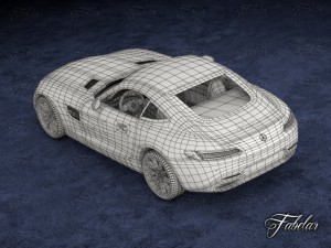 mercedes amg gt vray 3D Model
