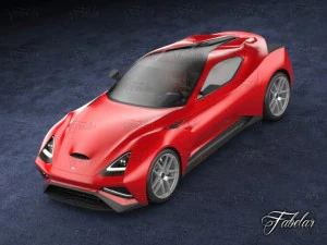 icona vulcano 3D Model