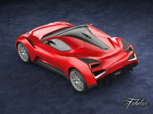 icona vulcano 3D Model
