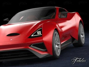 icona vulcano 3D Model