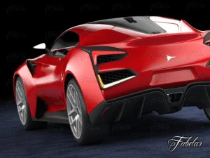 icona vulcano 3D Model