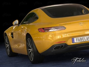 mercedes amg gt std mat 3D Model