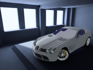 mercedes mclaren slr Modelo 3D