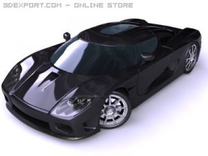koenigsegg ccx 3D मॉडल