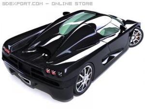 koenigsegg ccx 3D मॉडल