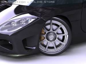 koenigsegg ccx 3D मॉडल