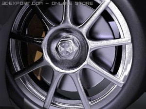koenigsegg ccx 3D मॉडल