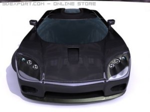 koenigsegg ccx 3D मॉडल